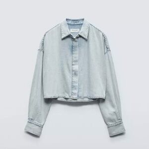rag & bone Beatrice Ultra Featherweight Cropped Shirt
